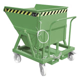 BAUER Südlohn Kippmulde Typ KS 400 RAL 6011 Resedagrün - Art.-Nr. 4541-15-0000-4