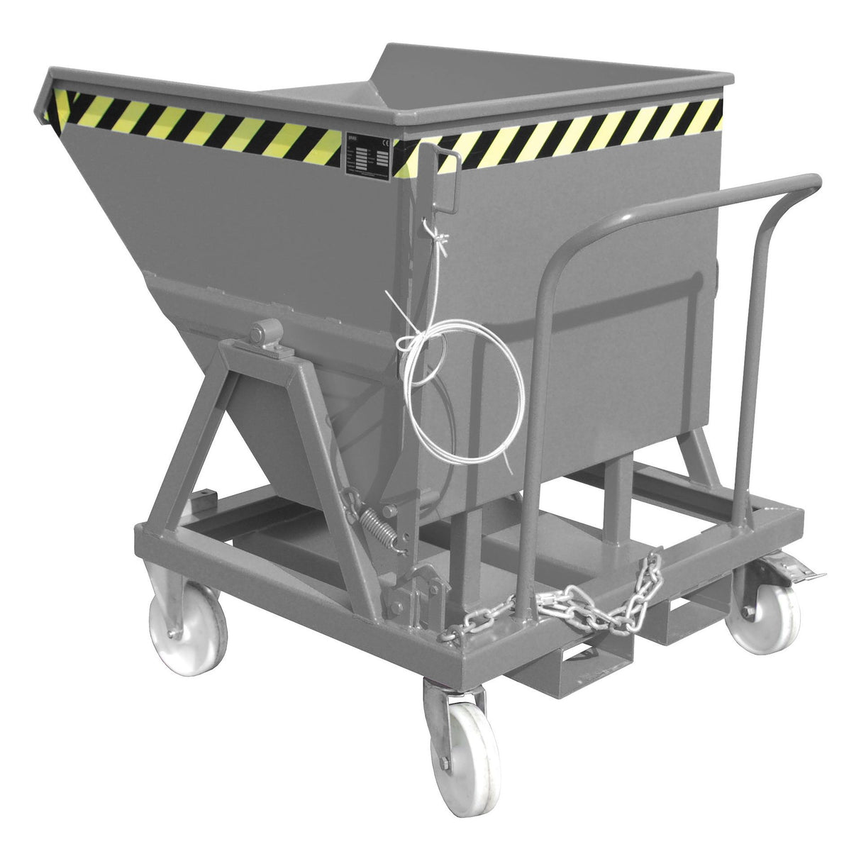 BAUER Südlohn Kippmulde Typ KS 400 RAL 7005 Mausgrau - Art.-Nr. 4541-15-0000-5