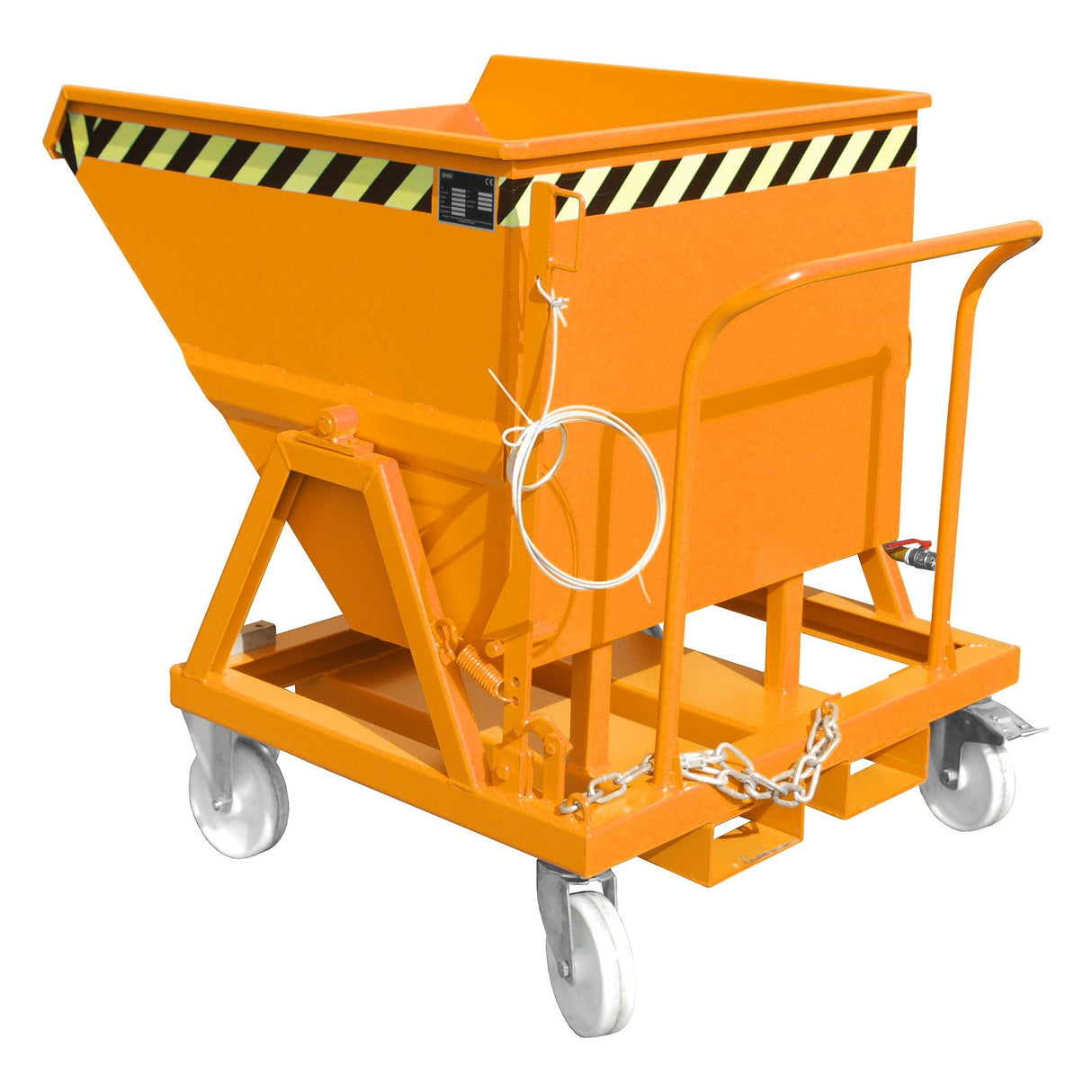 BAUER Südlohn Späne-Kippmulde Typ SKS 400 RAL 2000 Gelborange - Art.-Nr. 4541-18-0000-1