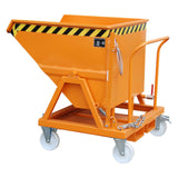 BAUER Südlohn Späne-Kippmulde Typ SKS 400 RAL 2000 Gelborange - Art.-Nr. 4541-18-0000-1