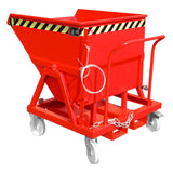 BAUER Südlohn Späne-Kippmulde Typ SKS 400 RAL 3000 Feuerrot - Art.-Nr. 4541-18-0000-2