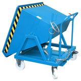 BAUER Südlohn Späne-Kippmulde Typ SKS 400 RAL 5012 Lichtblau - Art.-Nr. 4541-18-0000-3