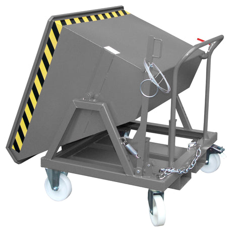 BAUER Südlohn Späne-Kippmulde Typ SKS 400 RAL 7005 Mausgrau - Art.-Nr. 4541-18-0000-5