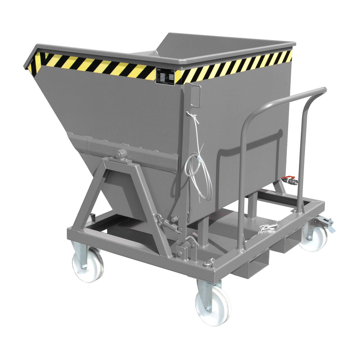 BAUER Südlohn Späne-Kippmulde Typ SKS 550 RAL 7005 Mausgrau - Art.-Nr. 4541-19-0000-5