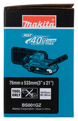Makita Akku-Bandschleifer | 40V max. Power & AWS-Staubabsaugung - BS001GZ