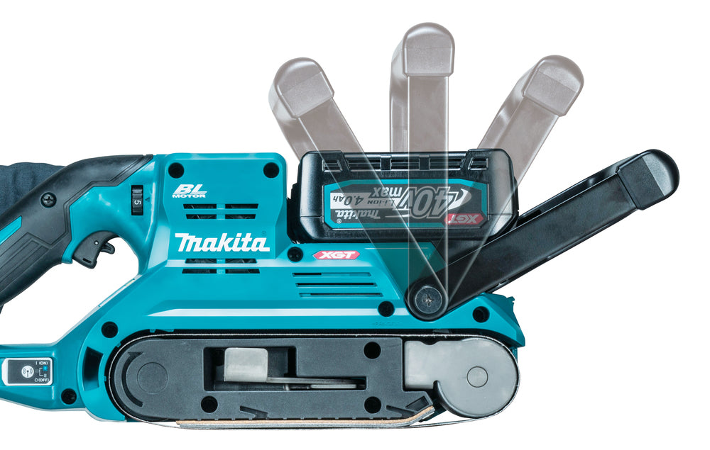 Makita Akku-Bandschleifer | 40V max. Power & AWS-Staubabsaugung - BS001GZ