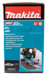 Makita Akku-Trennschleifer | mit Staubabsaugung, AWS & AFT für sicheres Arbeiten - CE002GZ01