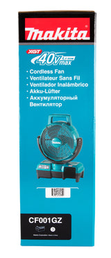 Makita Akku-Lüfter 40V | kraftvoll, mit 235 mm Ventilatordurchmesser & 3 Stufen - CF001GZ