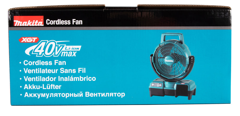 Makita Akku-Lüfter 40V | kraftvoll, mit 235 mm Ventilatordurchmesser & 3 Stufen - CF001GZ