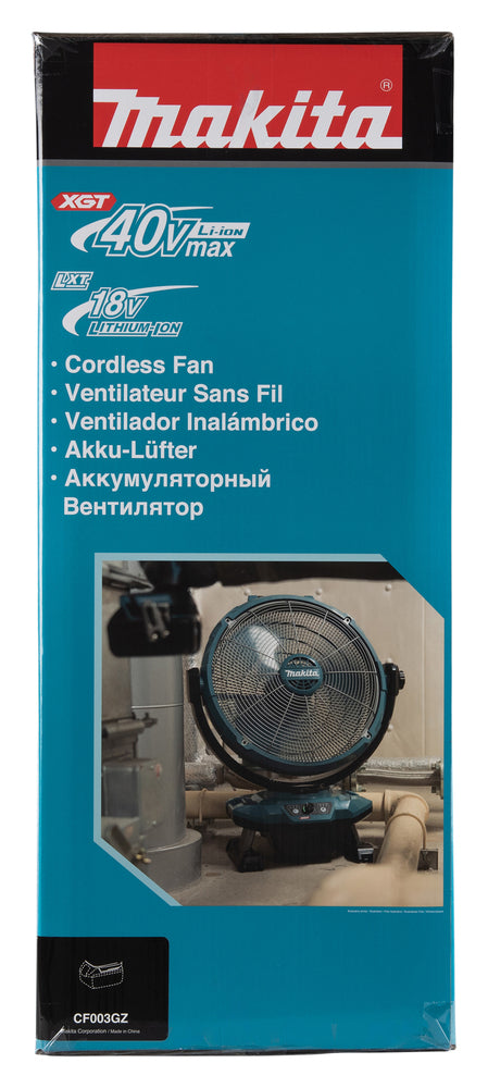 Makita Akku-Lüfter | stabil, schwenkbar & ideal für Baustellen - CF003GZ