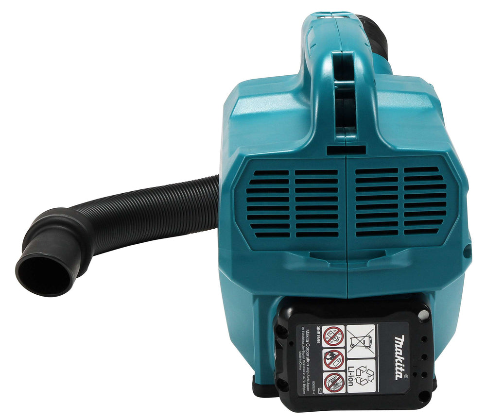 Makita Akku-Staubsauger | kompakt, mit verlängerbarem Schlauch & LED-Akkukapazitätsanzeige - CL121DSA