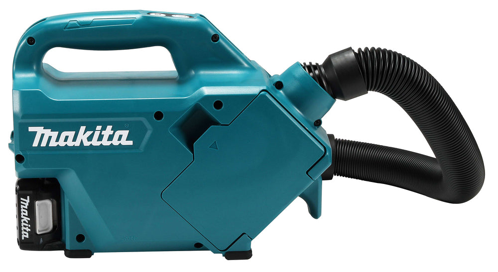 Makita Akku-Staubsauger | kompakt, mit verlängerbarem Schlauch & LED-Akkukapazitätsanzeige - CL121DSA