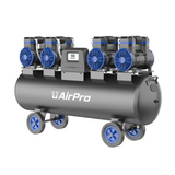 AirPro ölfreier Flüsterkompressor 135 L 12 bar 400 V – 640 L/min - CP63P4T135B12