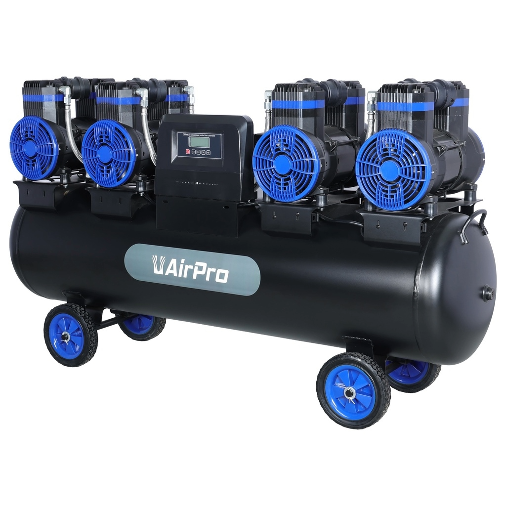 AirPro ölfreier Flüsterkompressor 135 L 12 bar 400 V – 640 L/min - CP63P4T135B12