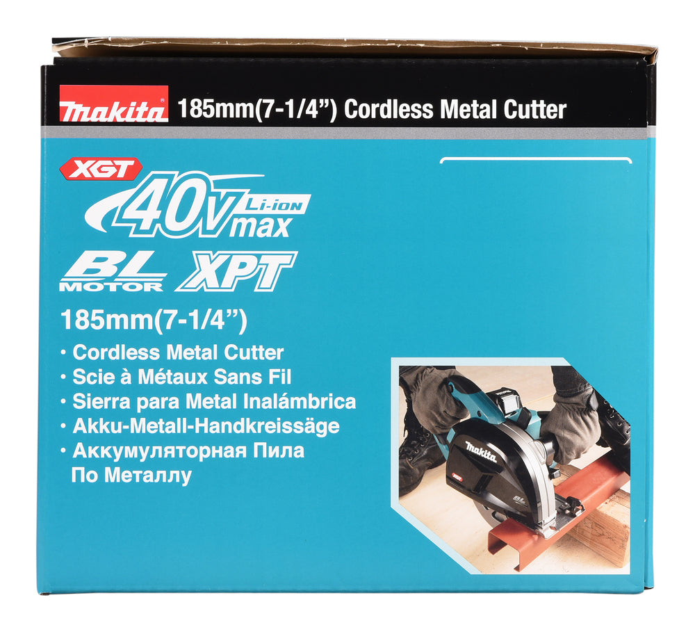 Makita Akku-Metallhandkreissäge – bürstenlos, mit Staubbox & Doppel-LED - CS002GZ