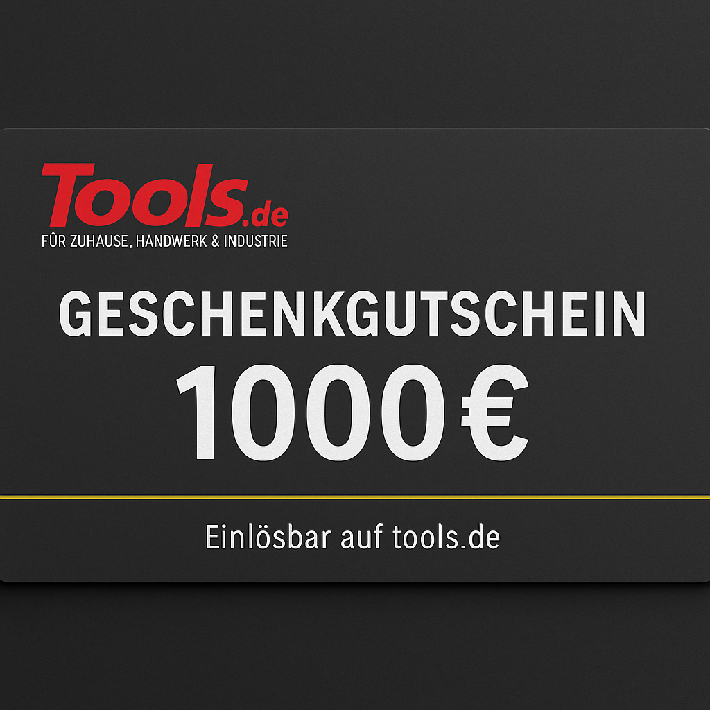 Tools.de Geschenkgutschein – digital & sofort per E-Mail