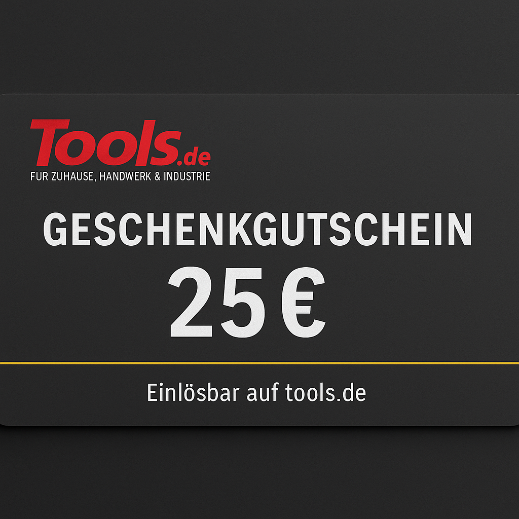 Tools.de Geschenkgutschein – digital & sofort per E-Mail