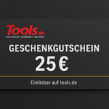 Tools.de Geschenkgutschein – digital & sofort per E-Mail