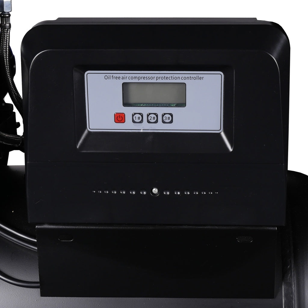 AirPro 150 L/min Ölfreier Flüsterkompressor, Silent Kompressor - 3x1 PS - 100 L Tankvolumen - 230V - CP21P3T100