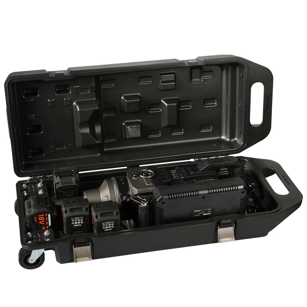 Fluxon Akku-Schlagschrauber 1" 4000 Nm Set 4×8 Ah + Doppellader – IWC10N30B2