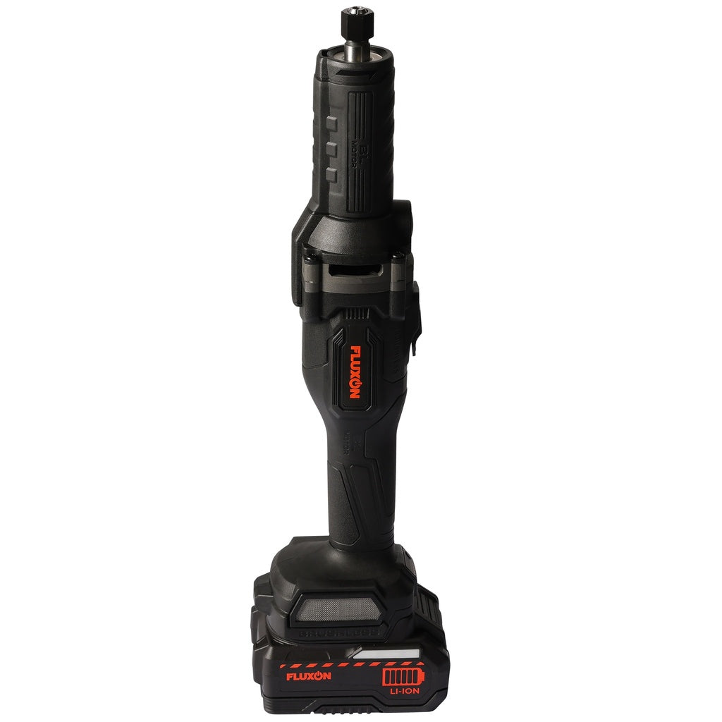 Fluxon Akku Geradschleifer inkl. 4 Ah Akku & Ladegerät – IAG06V18B1