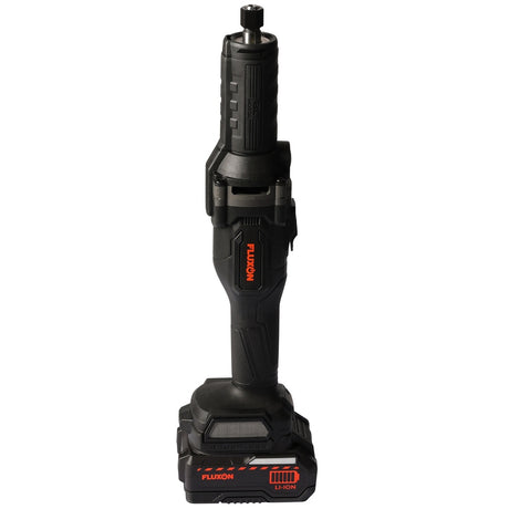Fluxon Akku Geradschleifer inkl. 4 Ah Akku & Ladegerät – IAG06V18B1