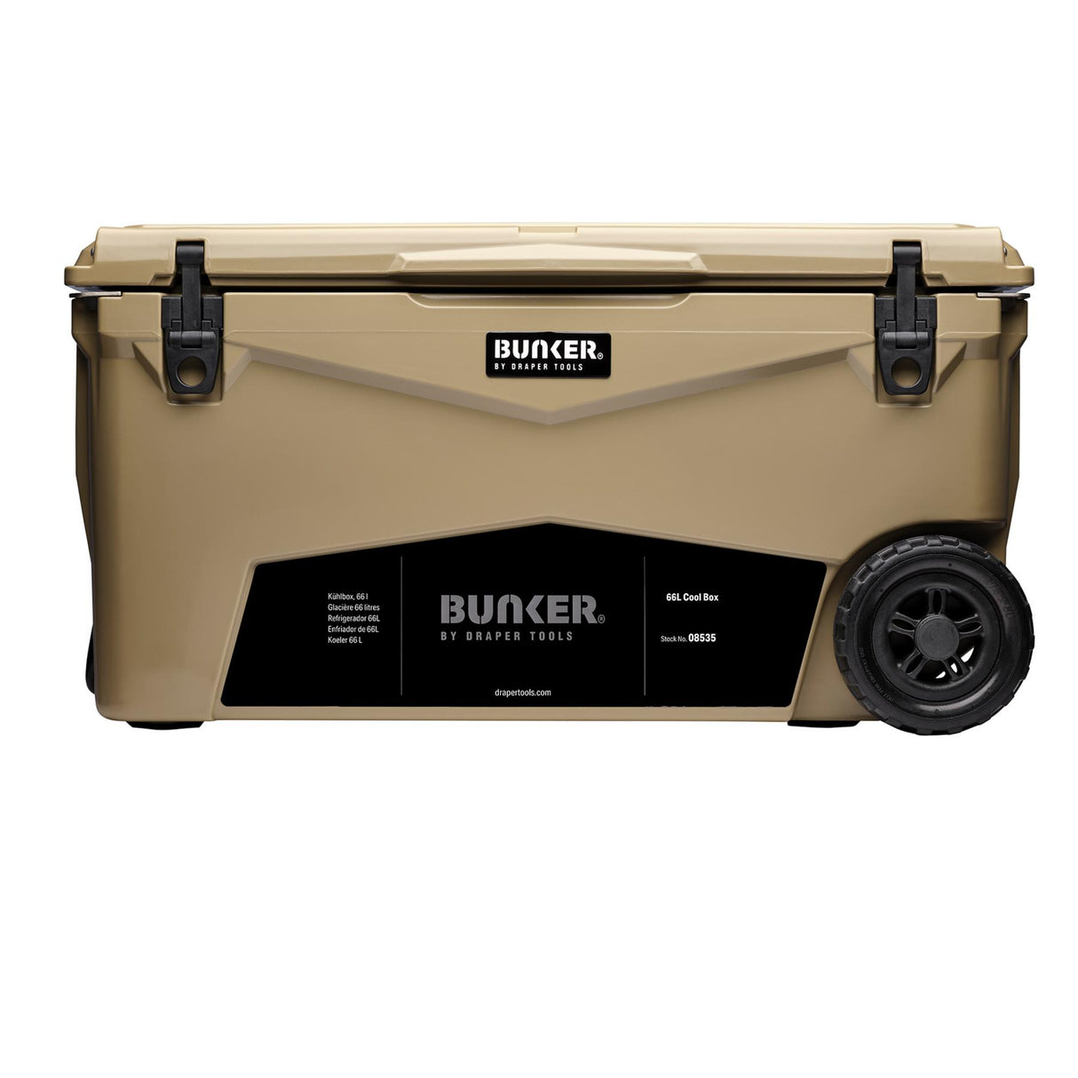 BUNKER Kühlbox 66L, Leistungsstarke Kühlung für Outdoor-Abenteuer - D08535
