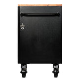 BUNKER Profi Werkbank mit Rollen 61 Zoll, 155 cm - Blau - Werkbank mit Schubladen - 15 Schubladen - D10747