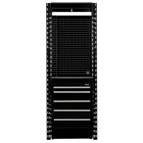 BUNKER 750mm Modular Regalsystem Combo Werkstatteinrichtung Regal Werkbank mit Edelstahl-Arbeitsplatte - 13-teilig - D27975