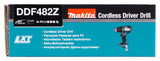 Makita Akku-Bohrschrauber 18V | 21 Drehmomentstufen, Vollmetall-Getriebe & XPT - DDF482Z