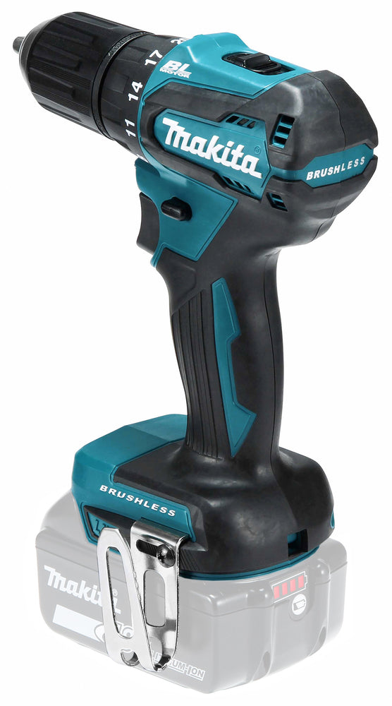 Makita Akku-Bohrschrauber 18V | Brushless, 20 Drehmomentstufen & Vollmetall-Getriebe - DDF483Z