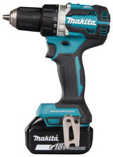 Makita Akku-Bohrschrauber 18V | kompakt 172 mm, Brushless & 21 Drehmomentstufen - DDF484RTE