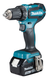 Makita Akku-Bohrschrauber 18V | Brushless, Vollmetall-Getriebe & 21 Drehmomentstufen - DDF485RTJ