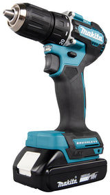 Makita Akku-Bohrschrauber 18V | ergonomischer Softgrip, kompakt & LED-Licht - DDF487RAJ