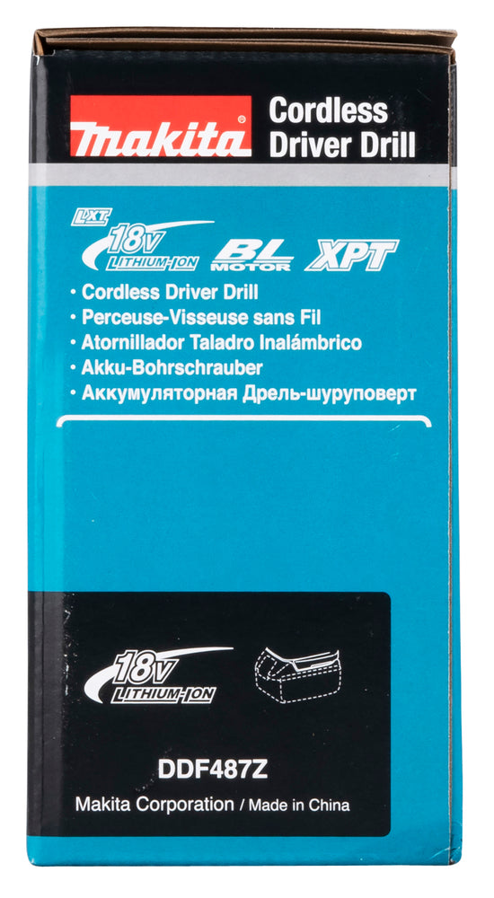 Makita Akku-Bohrschrauber 18V | kompakt, ergonomisch & mit Softgrip-Griff - DDF487Z