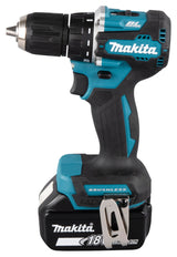 Makita Akku-Bohrschrauber 18V | ergonomischer Softgrip, kompakt & LED-Licht - DDF487RAJ