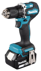Makita Akku-Bohrschrauber 18V | ergonomischer Softgrip, kompakt & LED-Licht - DDF487RAJ