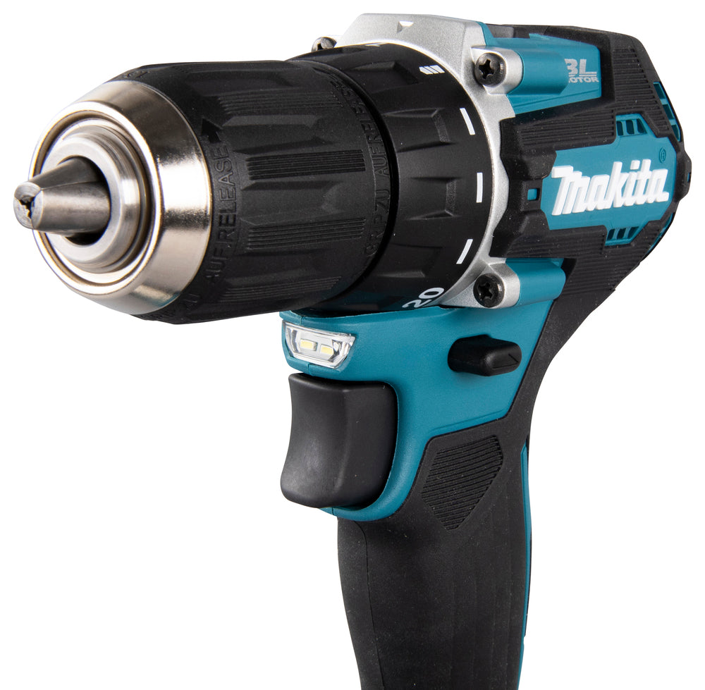 Makita Akku-Bohrschrauber 18V | ergonomischer Softgrip, kompakt & LED-Licht - DDF487RAJ