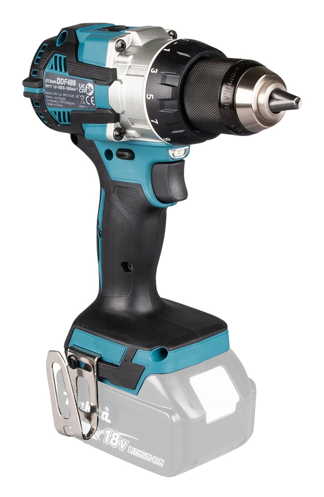 Makita Akku-Bohrschrauber 18V | Brushless, 110 Nm Drehmoment & Doppel-LED - DDF489Z