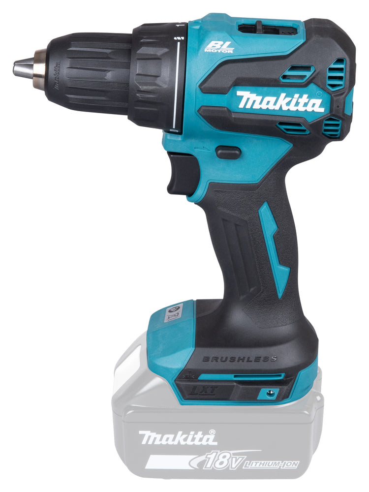 Makita Akku-Bohrschrauber 18V | 65 Nm Drehmoment, 2-Gang & XPT-Schutz - DDF490Z