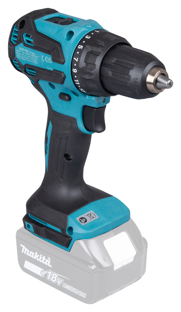 Makita Akku-Bohrschrauber 18V | 65 Nm Drehmoment, 2-Gang & XPT-Schutz - DDF490Z