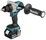 Makita Akku-Bohrschrauber 18V | Brushless, Vollmetall-Getriebe & Doppel-LED - DDF492RTJ