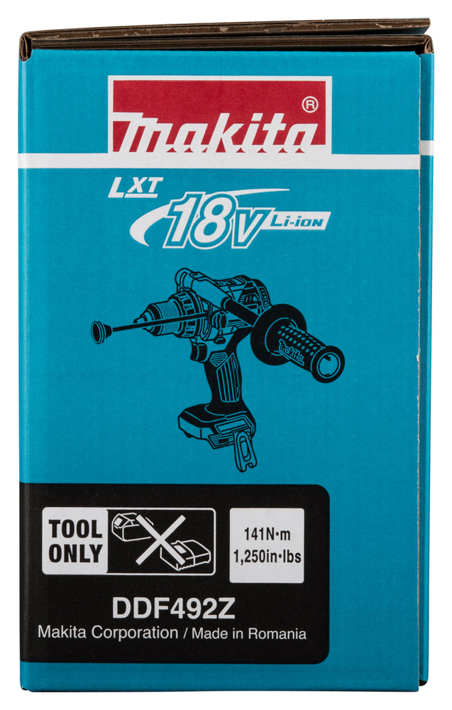 Makita Akku-Bohrschrauber 18V | Brushless, Vollmetall-Getriebe & Doppel-LED - DDF492Z