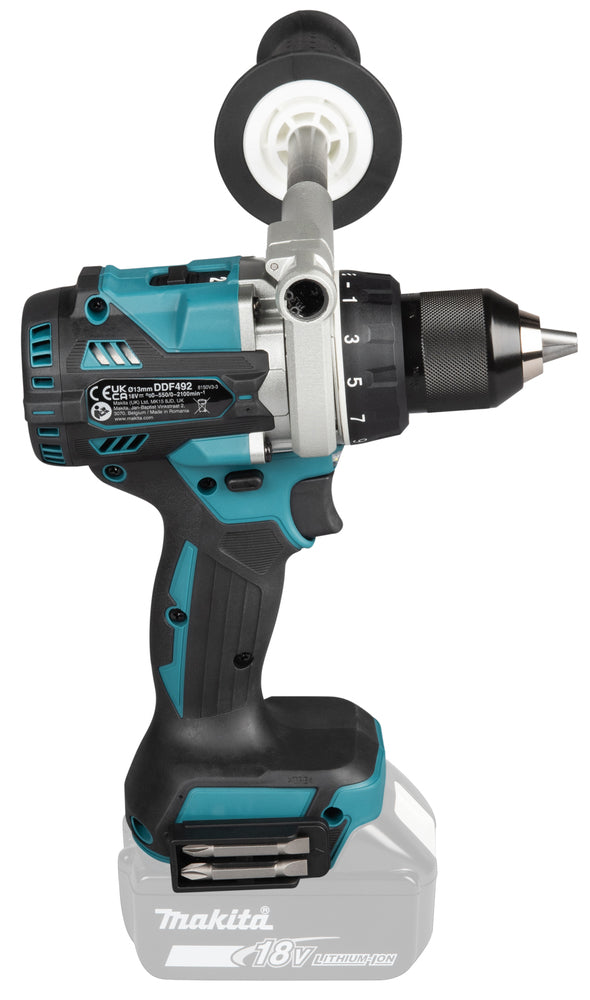 Makita Akku-Bohrschrauber 18V | Brushless, Vollmetall-Getriebe & Doppel-LED - DDF492Z