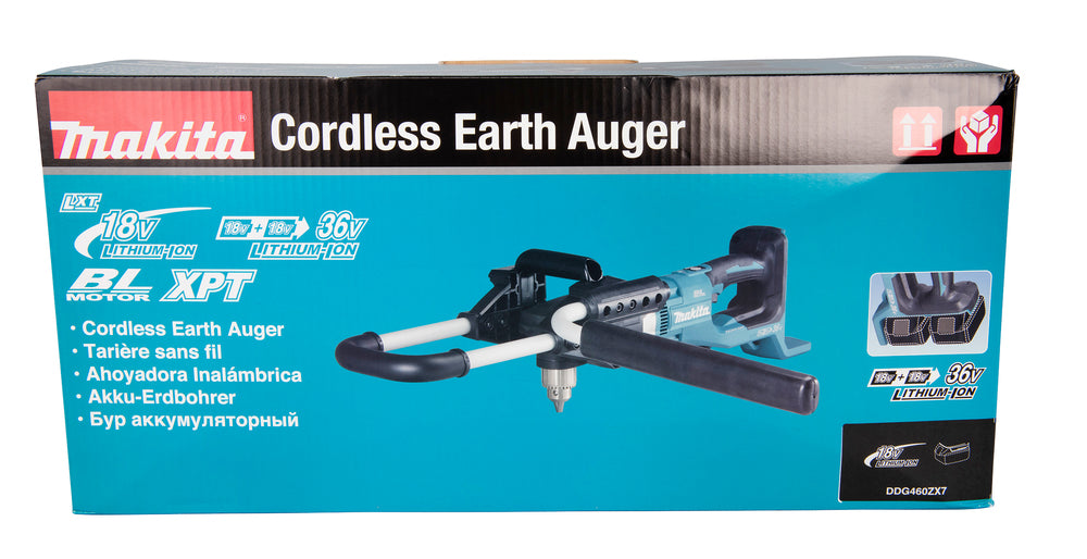 Makita Akku-Erdbohrer DDG460 | Ø150–200 mm, bis 155 Löcher & Brushless-Motor - DDG460ZX7