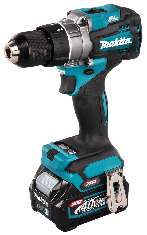 Makita Akku-Bohrschrauber 40V max | inkl. 2x 2,5 Ah Akkus, Schnellladegerät & MAKPAC Gr. 3 - DF001GD201