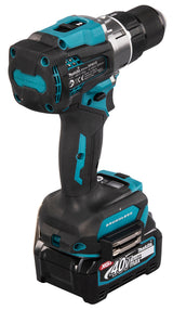 Makita Akku-Bohrschrauber 40V max | inkl. 2x 2,5 Ah Akkus, Schnellladegerät & MAKPAC Gr. 3 - DF001GD201