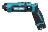 Makita Akku-Knickschrauber 7,2V | kompakt, leicht & präzise mit 21 Drehmomentstufen - DF012DSE