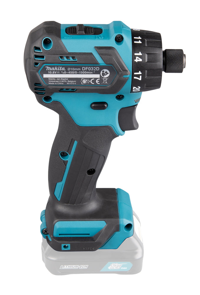 Makita Akku-Bohrschrauber 18V | kompakt mit 35 Nm & 20 Drehmomentstufen - DF032DZ