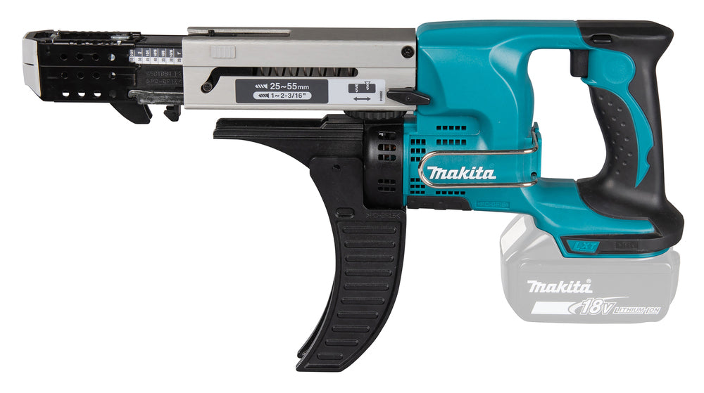 Makita Akku-Magazinschrauber 18V | für gegurtete Schrauben 25–55 mm - DFR550Z